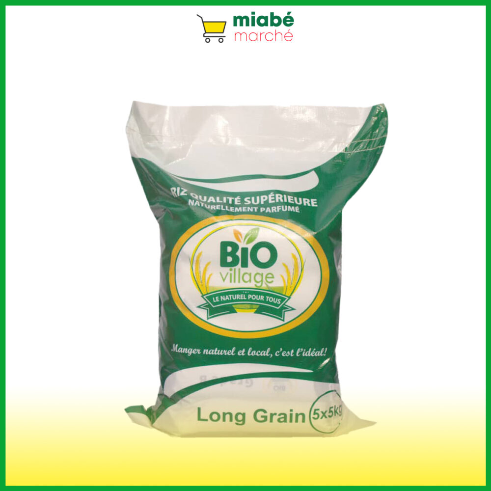 Riz Parfumé Bio Village Long Grain(25Kg)
