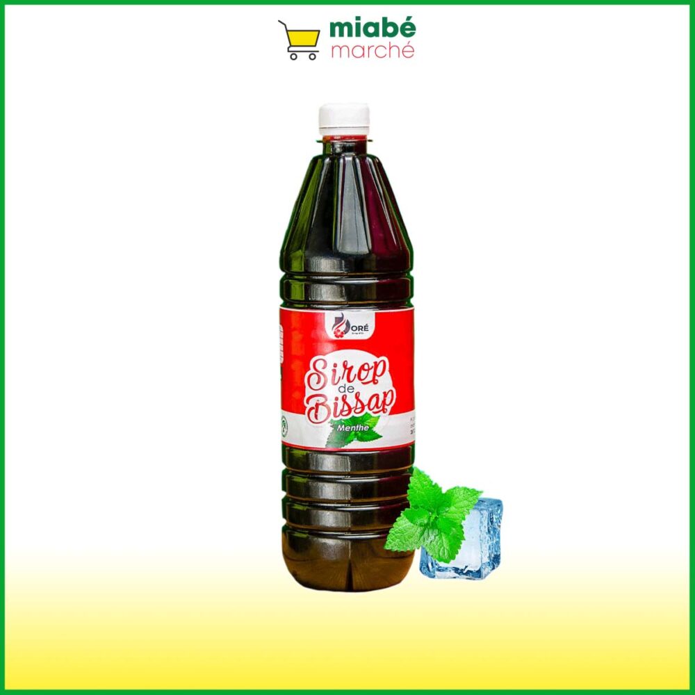 Sirop de bissap à la menthe
